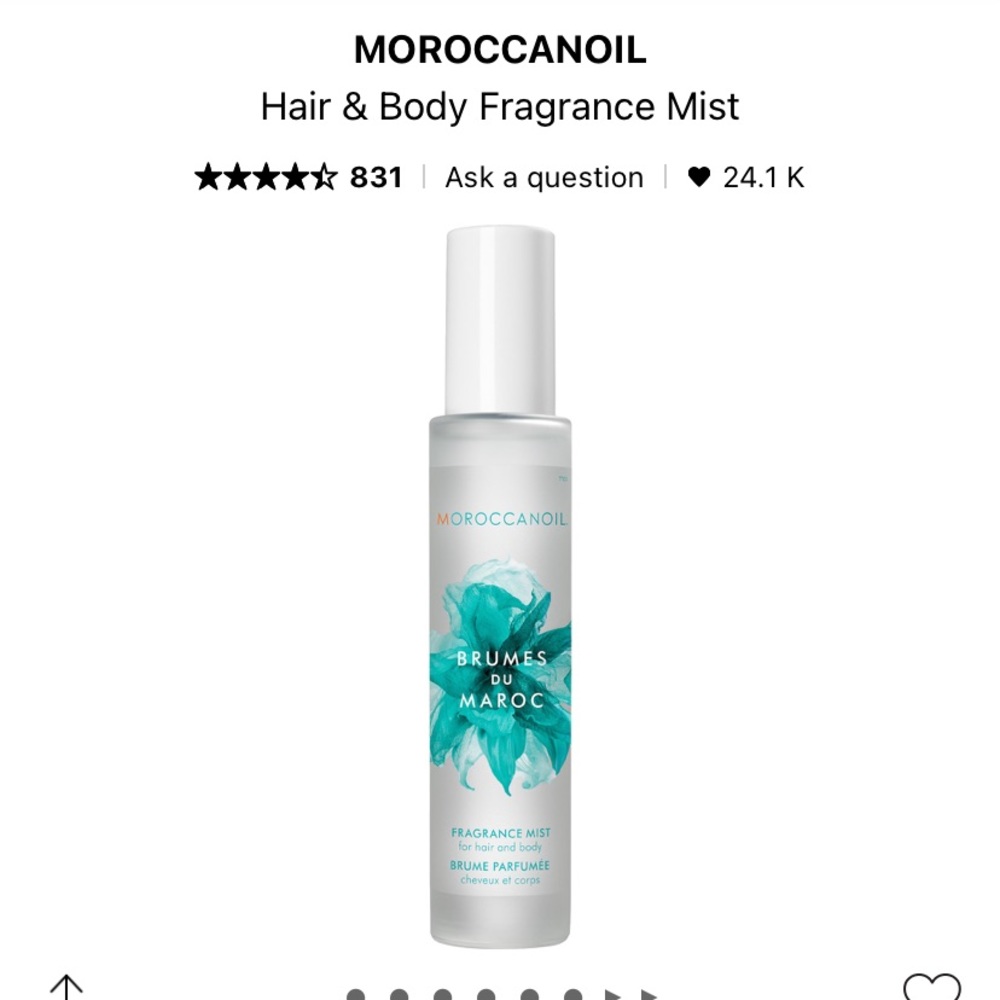 Moroccanoil Fragrance for Hair and Body